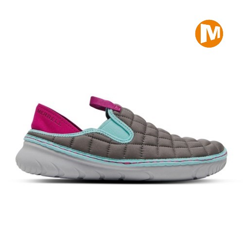 Merrell Hut Moc Freizeitschuhe Damen DunkelGrau/Rosa [DE-HZARC]